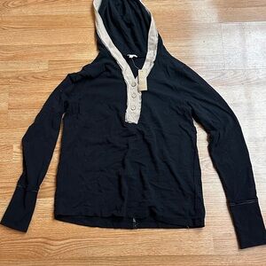 Buckle BKE Raw Edge Hooded Shirt